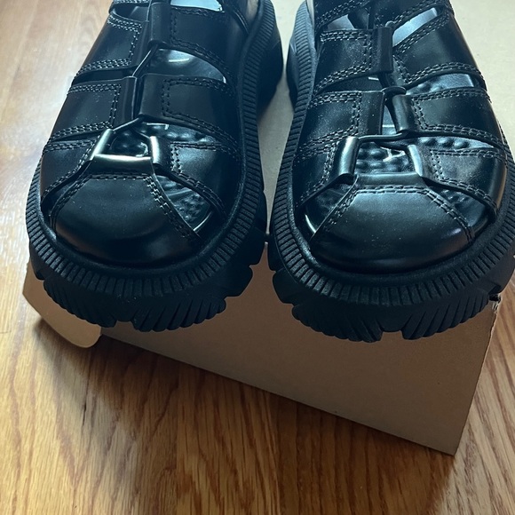 E8 By Miista Eunice Black Sandals EU 37 or 6.5 US NIB - Picture 14 of 16